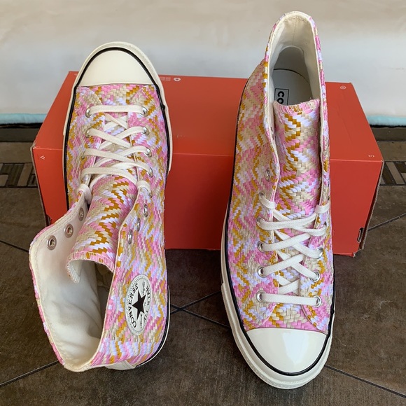 CONVERSE CHUCK 70 HI EGRET/MULTI/BLACK MEN’S - Picture 8 of 16